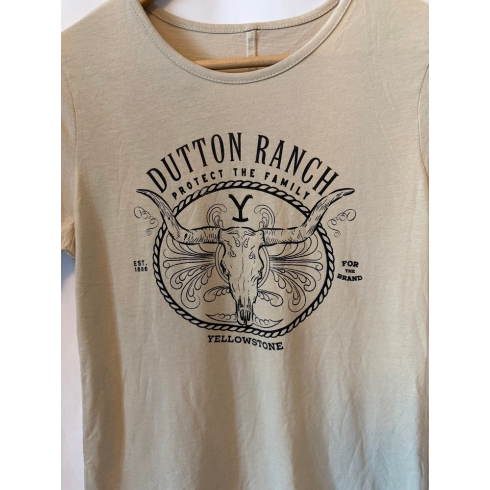 Yellowstone Dutton Ranch Graphic T Shirt Womens Large Western Cowboy TV Show Tee - Picture 8 of 8